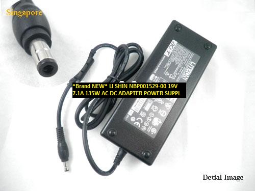 *Brand NEW* AC DC ADAPTER 19V 7.1A LI SHIN 135W NBP001529-00 POWER SUPPLY